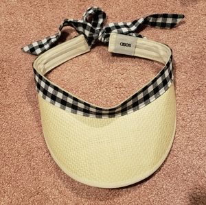 Super cutie gingham visor